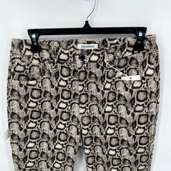 GOOD AMERICAN NWT Good Legs Skinny Jean in Snakeskin // 14 - Picture 5 of 10